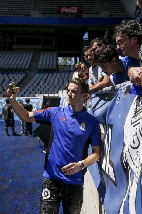 Presentación de Hidi, nuevo jugador del Real Oviedo