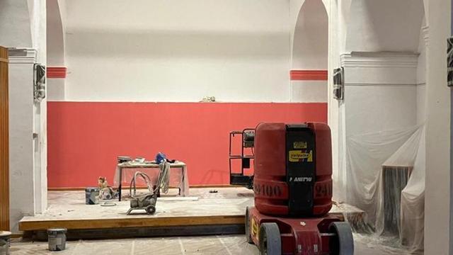 Se ha pintado y se incorporarán medios audiovisuales.
