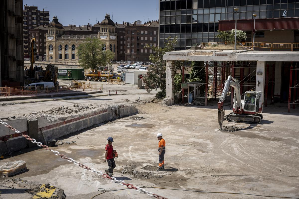 Así avanzan las obras del Portillo en Zaragoza