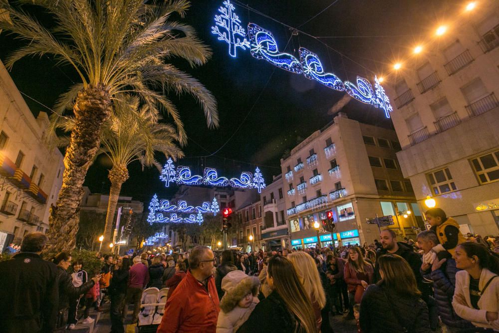 Luces de Navidad en Elche