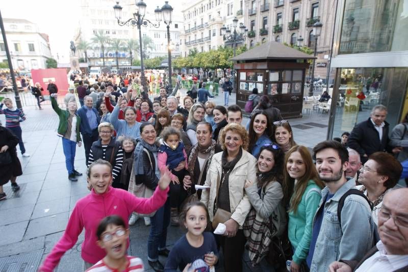 La degustación del pastel cordobés en Las Tendillas, en imágenes