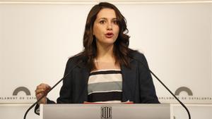 La líder de l’oposició a Catalunya, Inés Arrimadas.