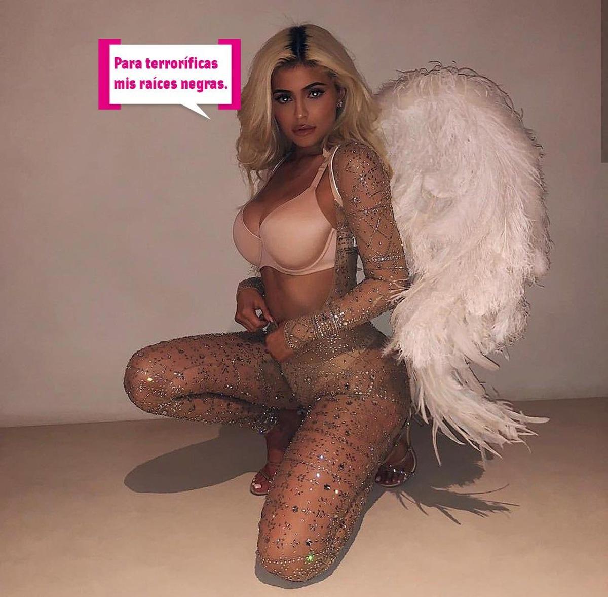 AARG!! Kylie Jenner ha pasado por alto echarse el tinte