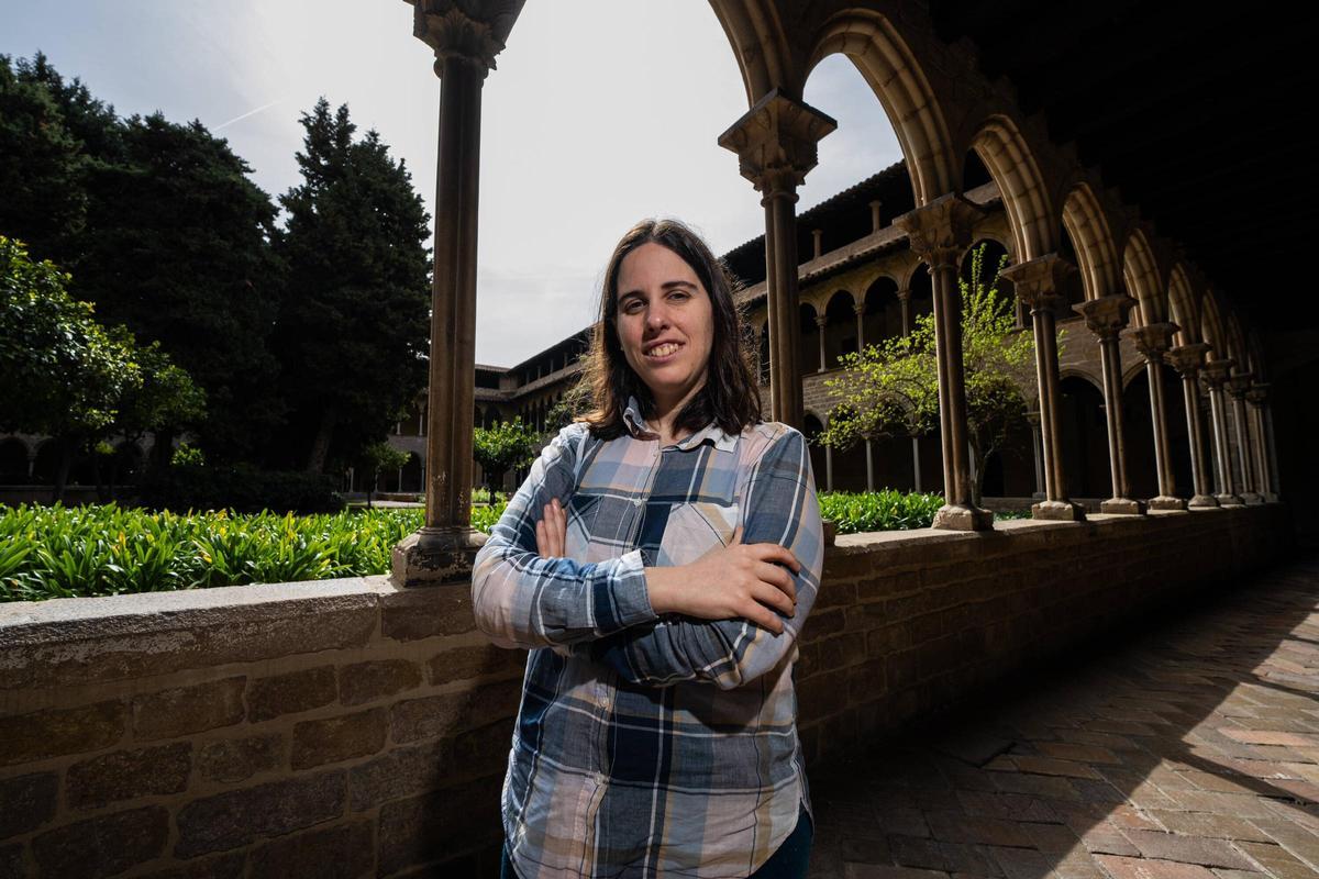 Ana Puig, la primera persona con autismo que trabaja de guía en el Monasterio de Pedralbes de Barcelona