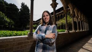 Ana Puig, la primera persona con autismo que trabaja de guía en el Monasterio de Pedralbes de Barcelona