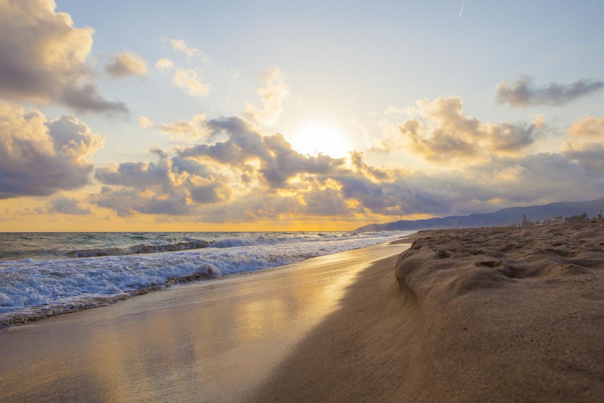 Playa de Castelldefels, en Barcelona