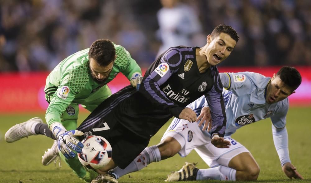 Las mejores imágenes del partido de vuelta de los cuartos de final de Copa del Rey entre el Celta y el Madrid.