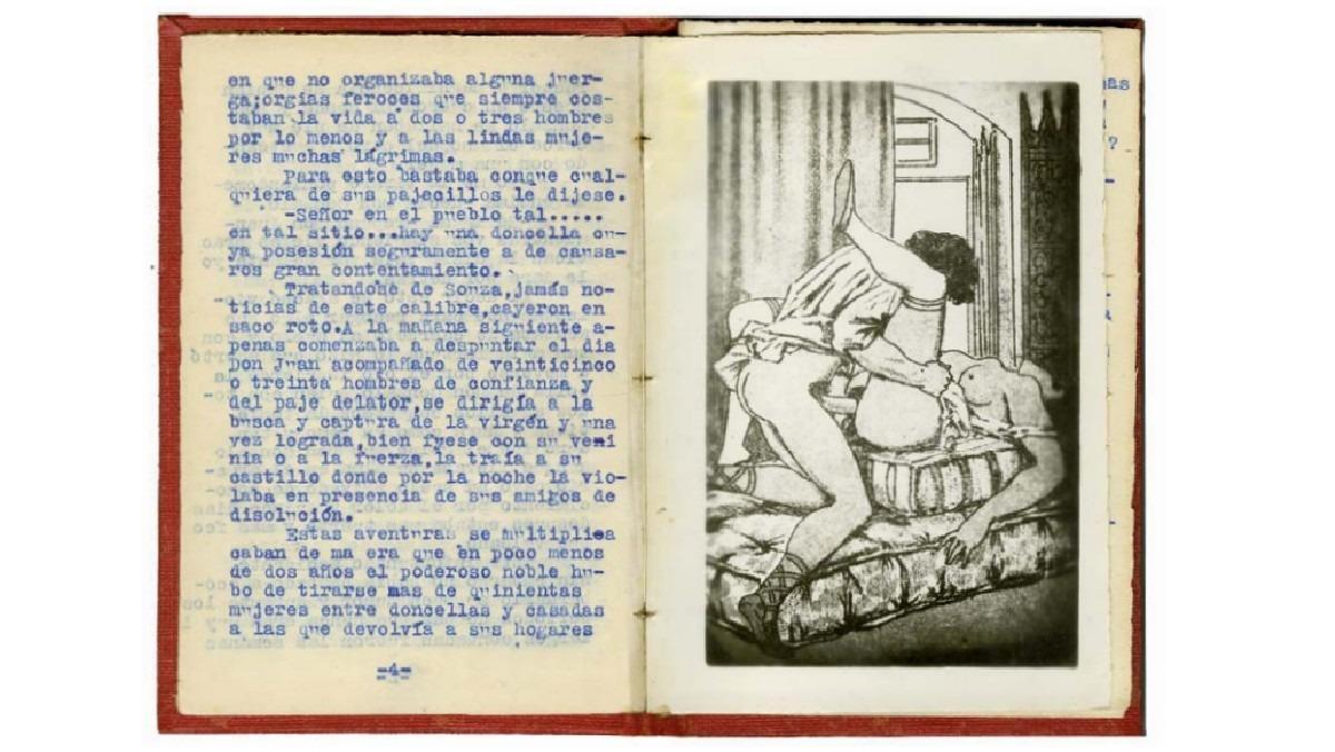 En 1940, solo los más osados eran capaces de copiar a máquina de escribir todo un libro prohibido por sicalíptico y acompañarlo de sus correspondientes imágenes, para su posterior venta clandestina.