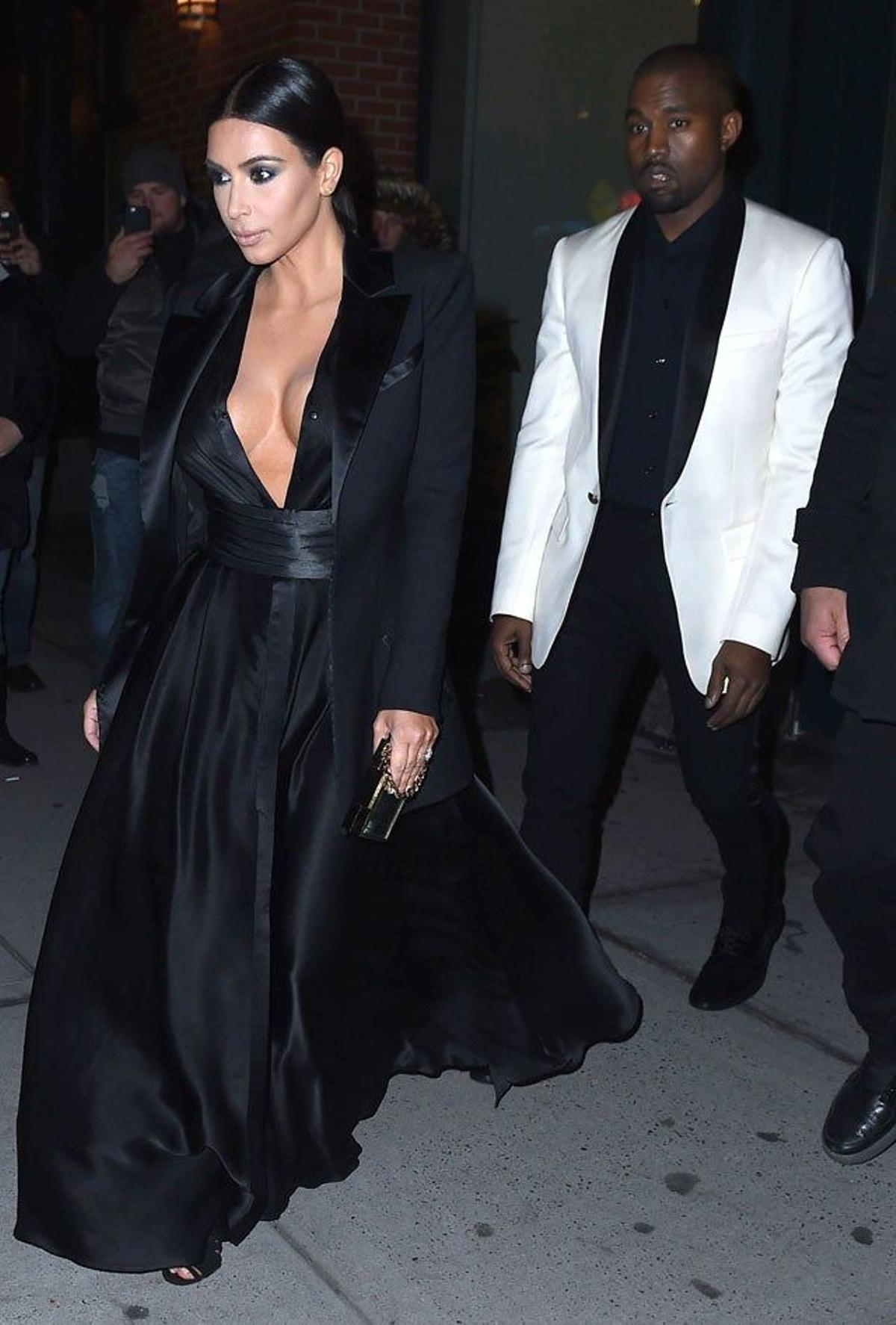 Kim Kardashian y Kanye West salen a cenar por Nueva York