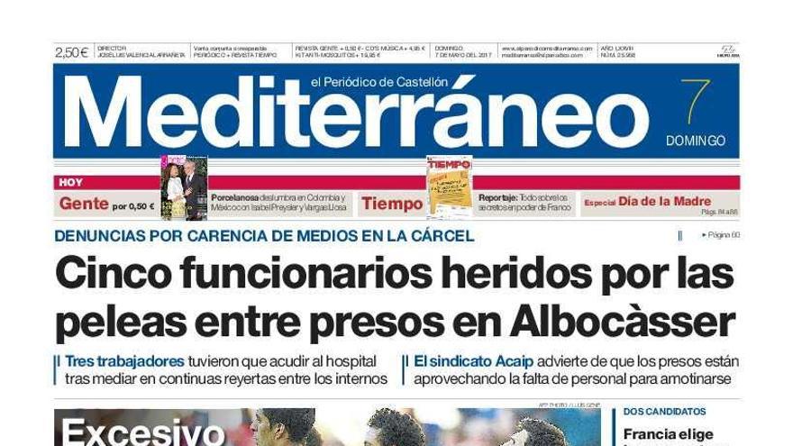 La portada del día.