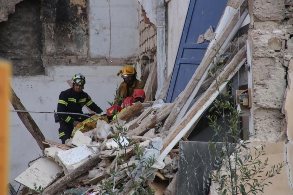 Aparece muerta la mujer desaparecida en el derrumbe de un edificio en Alcoy
