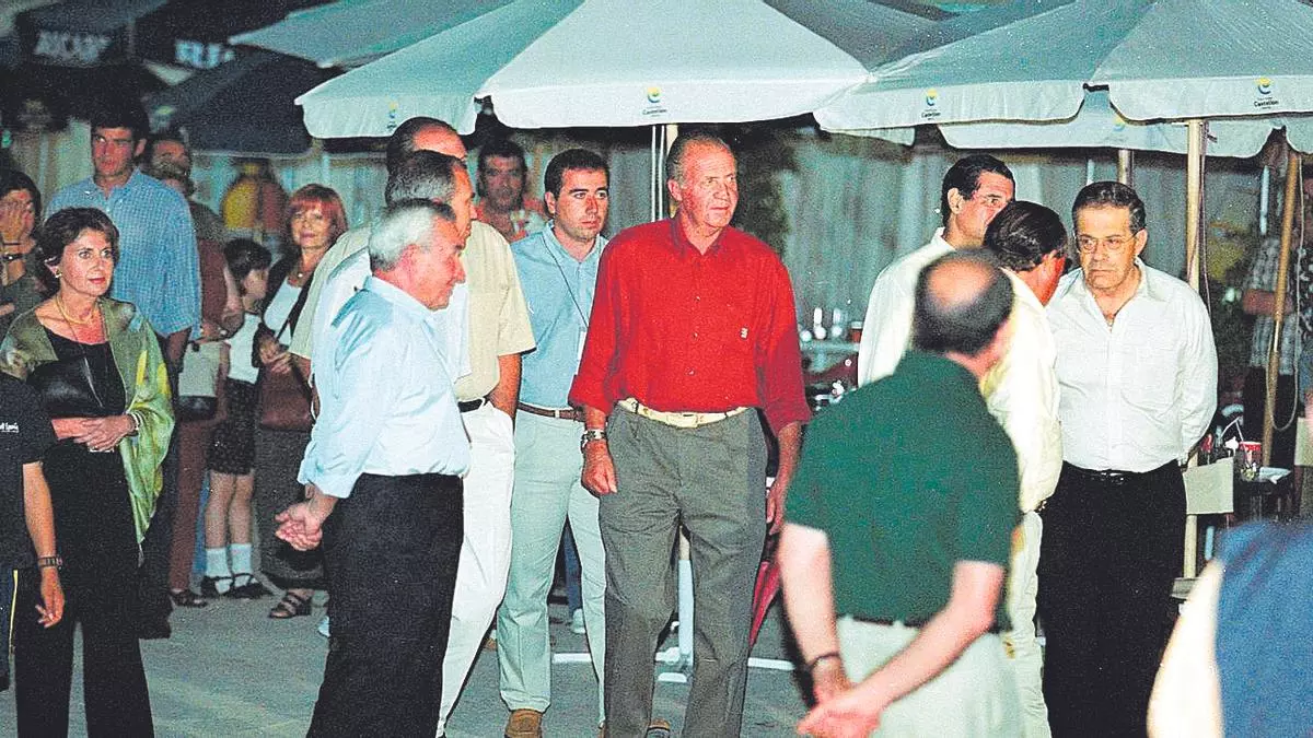 Cuando el emérito vino de regatas (y ganó)