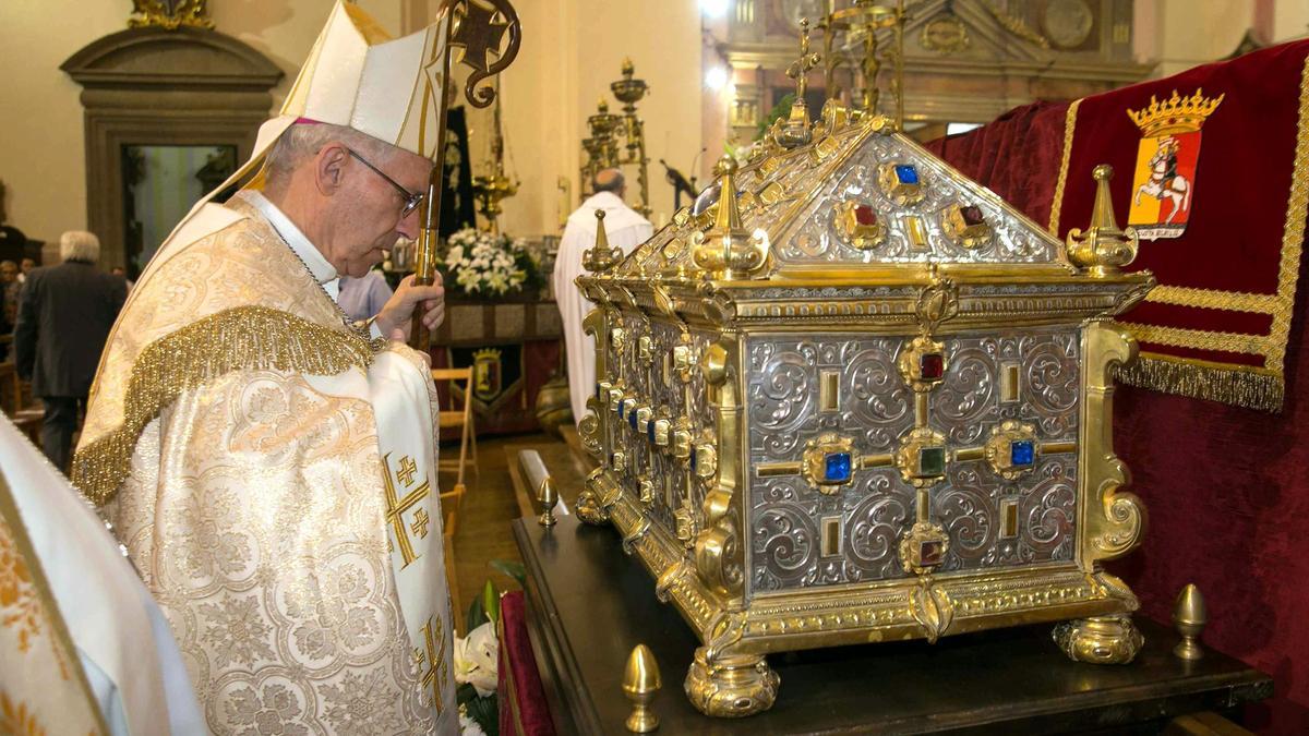 El obispo emérito de Tarazona, Eusebio Hernández Sola, en una imagen de archivo.