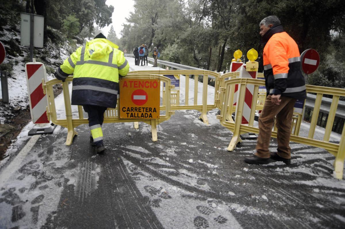 Se cumplen 14 años de la gran nevada en Mallorca de febrero de 2012, la segunda más importante de la historia