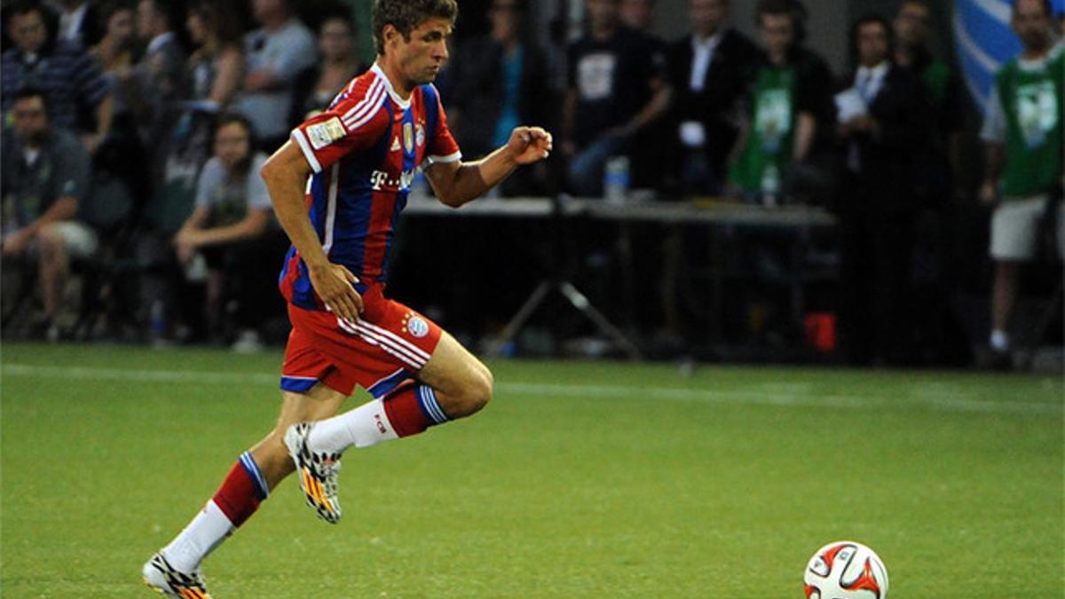 Müller anotó 26 tantos el pasado curso, a los que sumó cinco en el Mundial