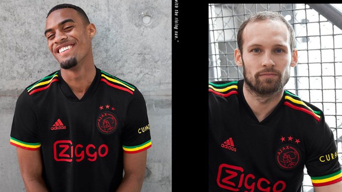 La UEFA no permite usar al Ajax su equipación de Bob Marley