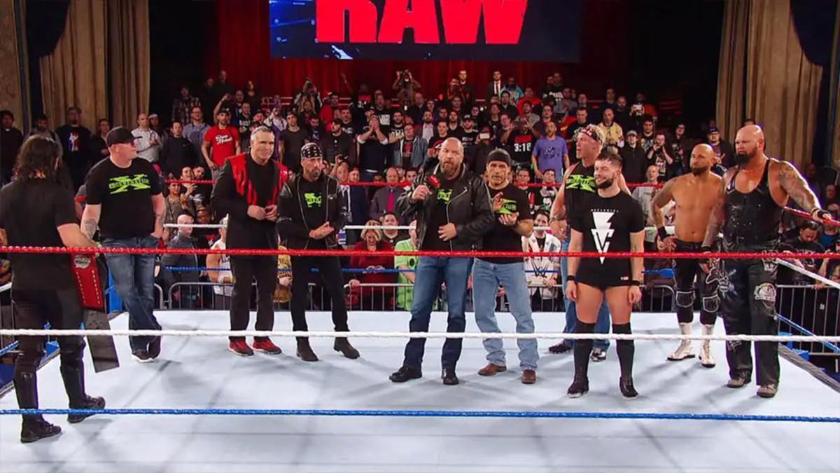 Leyendas de la WWE en el 25 aniversario de Raw