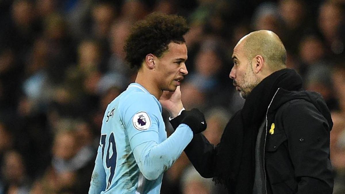 Leroy Sané no sería el mismo sin Pep Guardiola