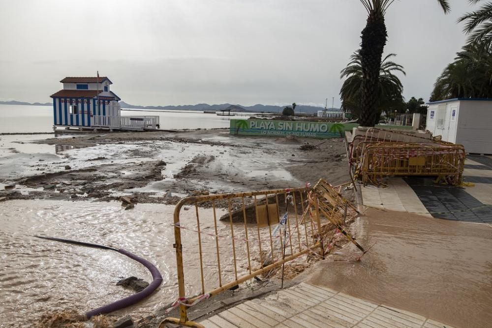 Borrasca Gloria: lluvias e inundaciones en Los Alcázares y San Javier