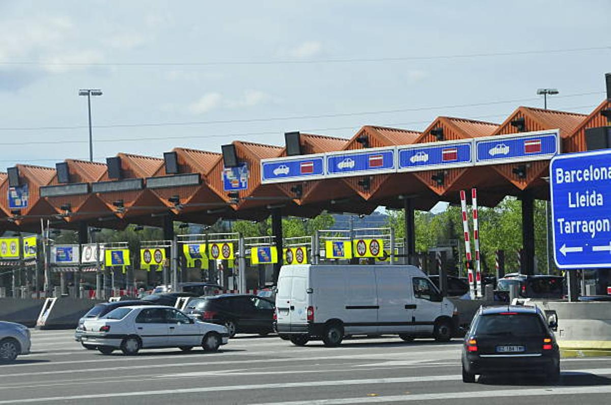 Toll station in Catalonia