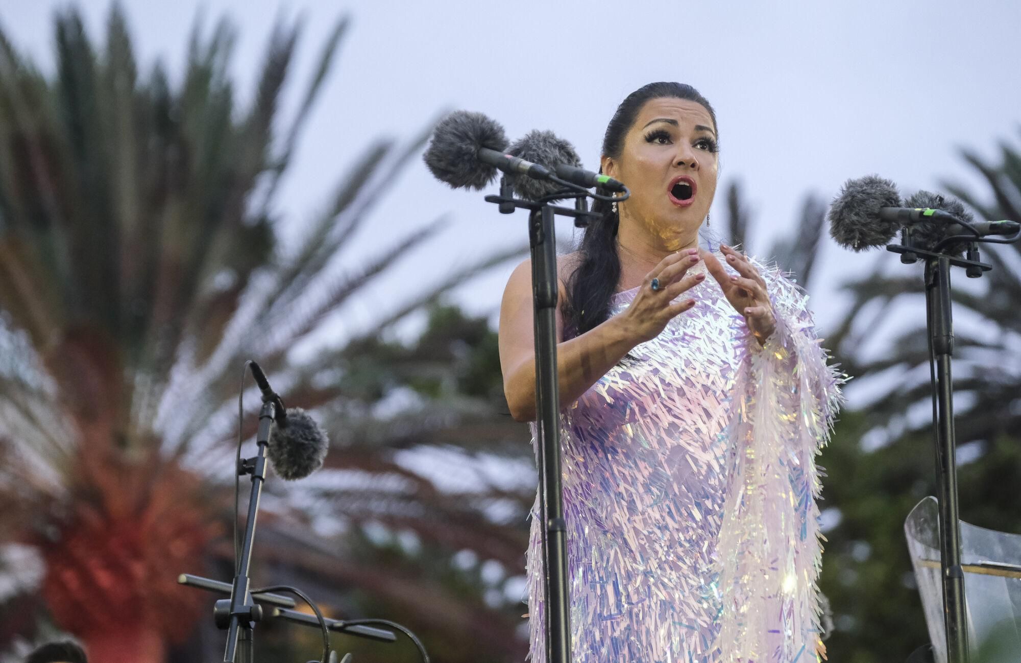 Concierto de la soprano rusa Anna Netrebko en el hotel Santa Catalina