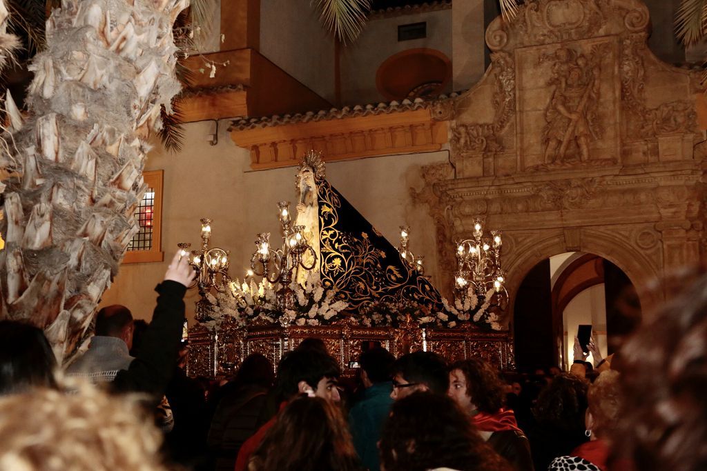 Imágenes del encuentro de las tres imágenes de la Archicofradía del Cristo de la Sangre de Lorca