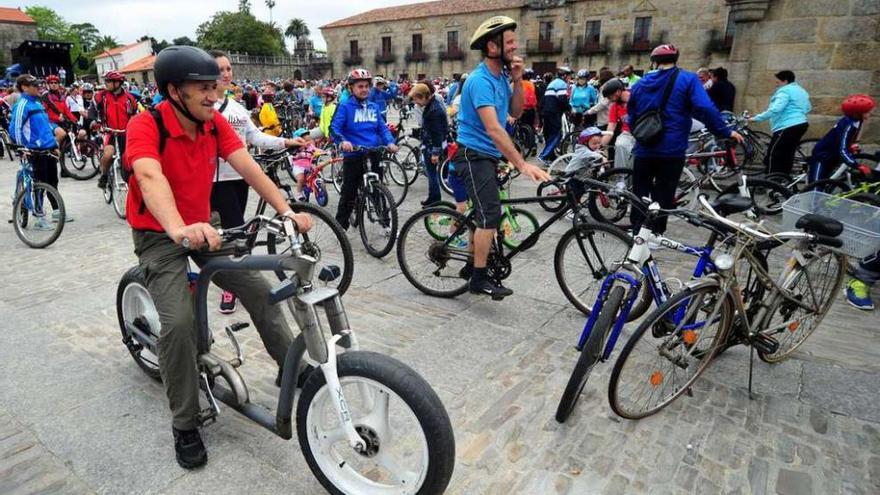 La Festa da Bici de Cambados dejará de celebrarse el Primero de Mayo. // Iñaki Abella