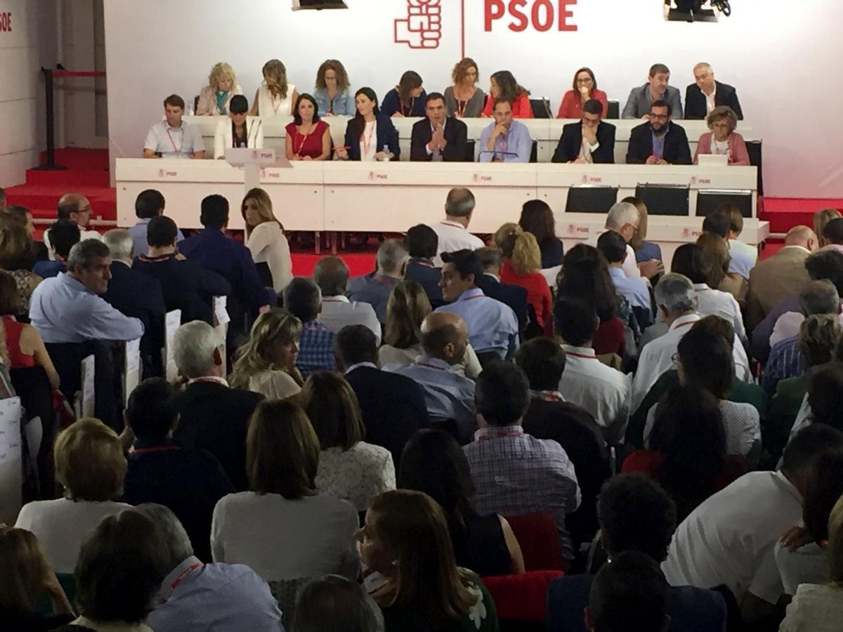 Imagen del Comité Federal del 1 de octubre de 2016 tomada por uno de sus asistentes.