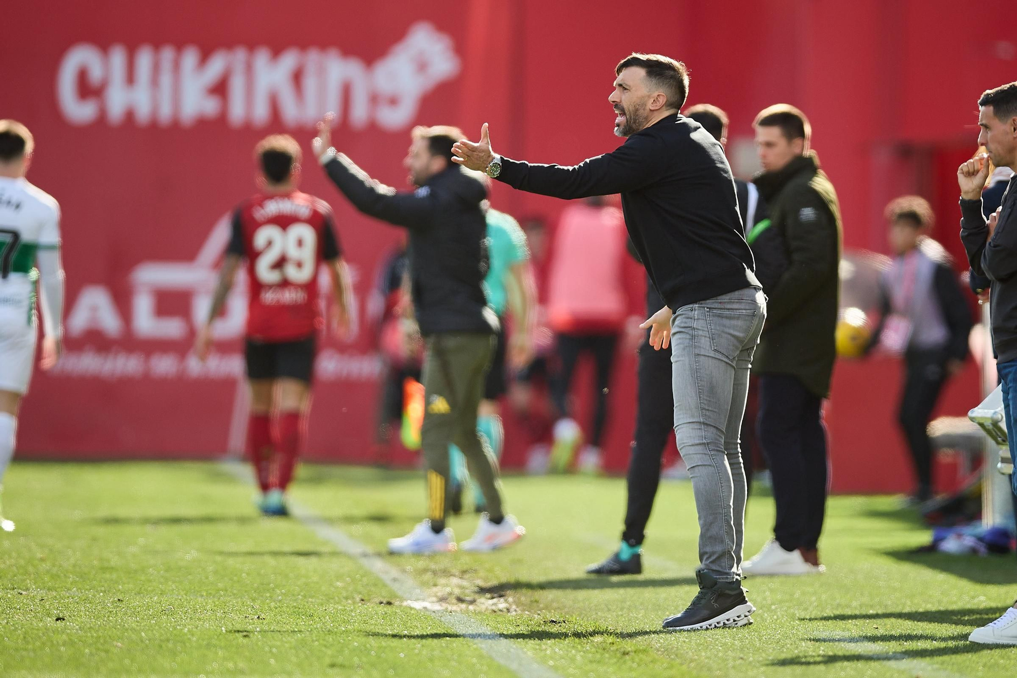 Las mejores imágenes del partido Mirandés - Elche CF