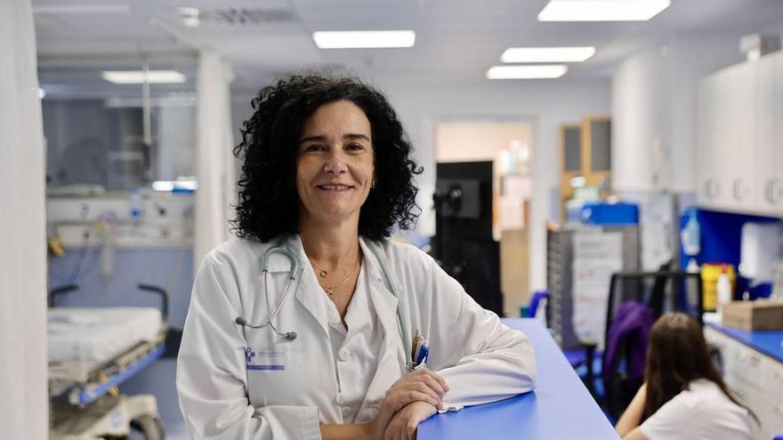 María Solís, nueva jefa de Urgencias del hospital gijonés de Cabueñes: "En agosto superamos los 9.000 pacientes; es el peor mes de la historia"