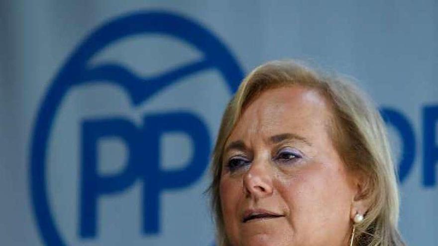 Mercedes Fernández, presidenta de los populares asturianos.