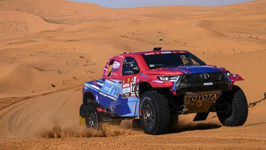 Monleón torna al tercer lloc provisional del Dakar