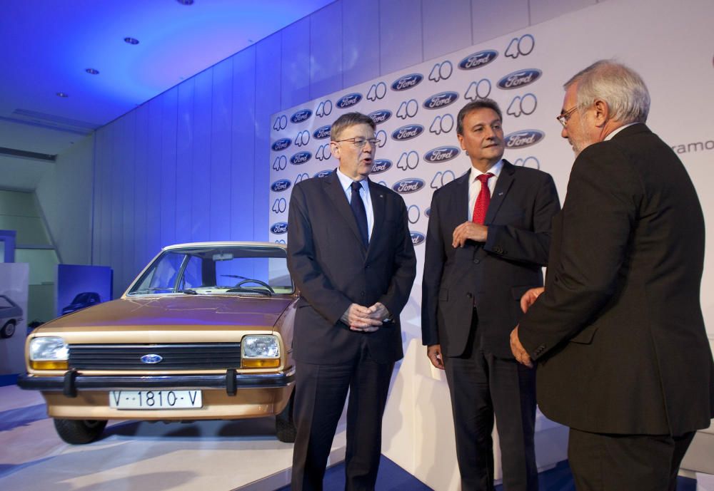 Celebración del 40º aniversario de Ford en Valencia