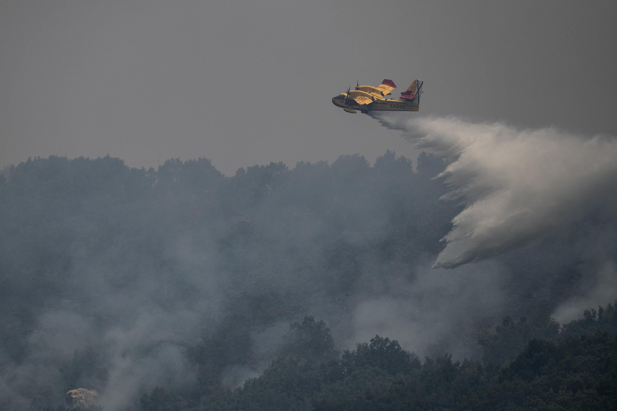 Fotogalería | Séptimo día del fuego de Jarilla, desde diferentes zonas: la vida en los pueblos, el ambiente y las llamas