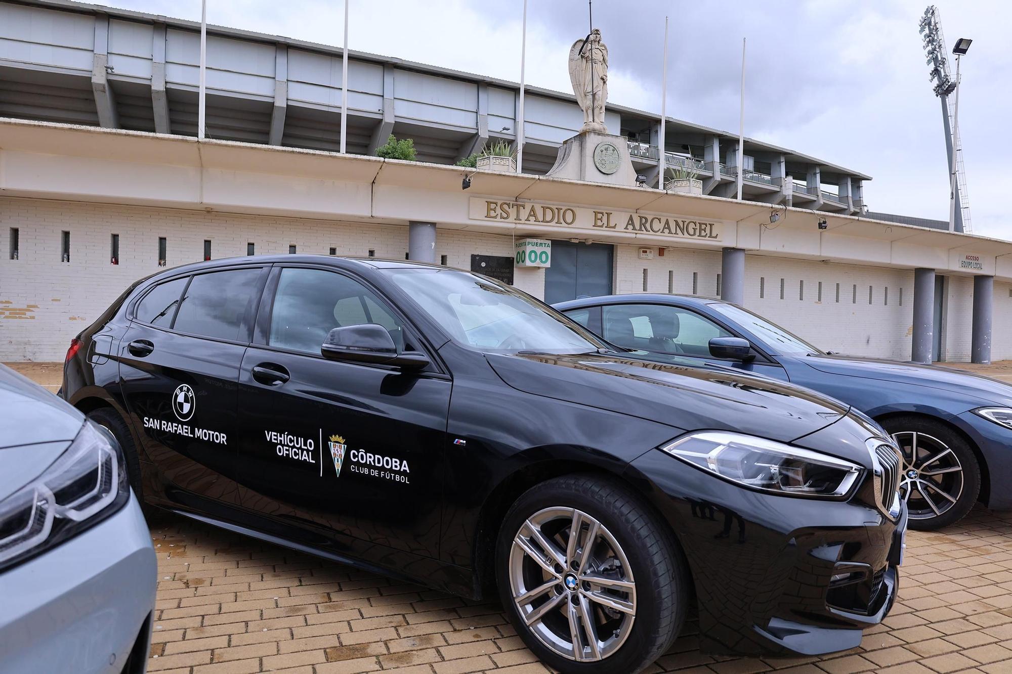 El convenio entre el Córdoba CF y la firma BMW, en imágenes