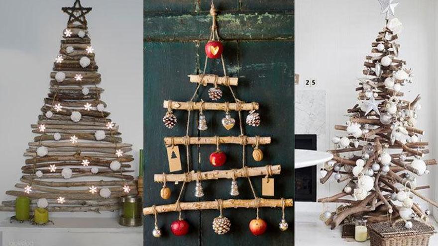 Los 10 árboles de Navidad caseros más originales con los que decorar tu casa