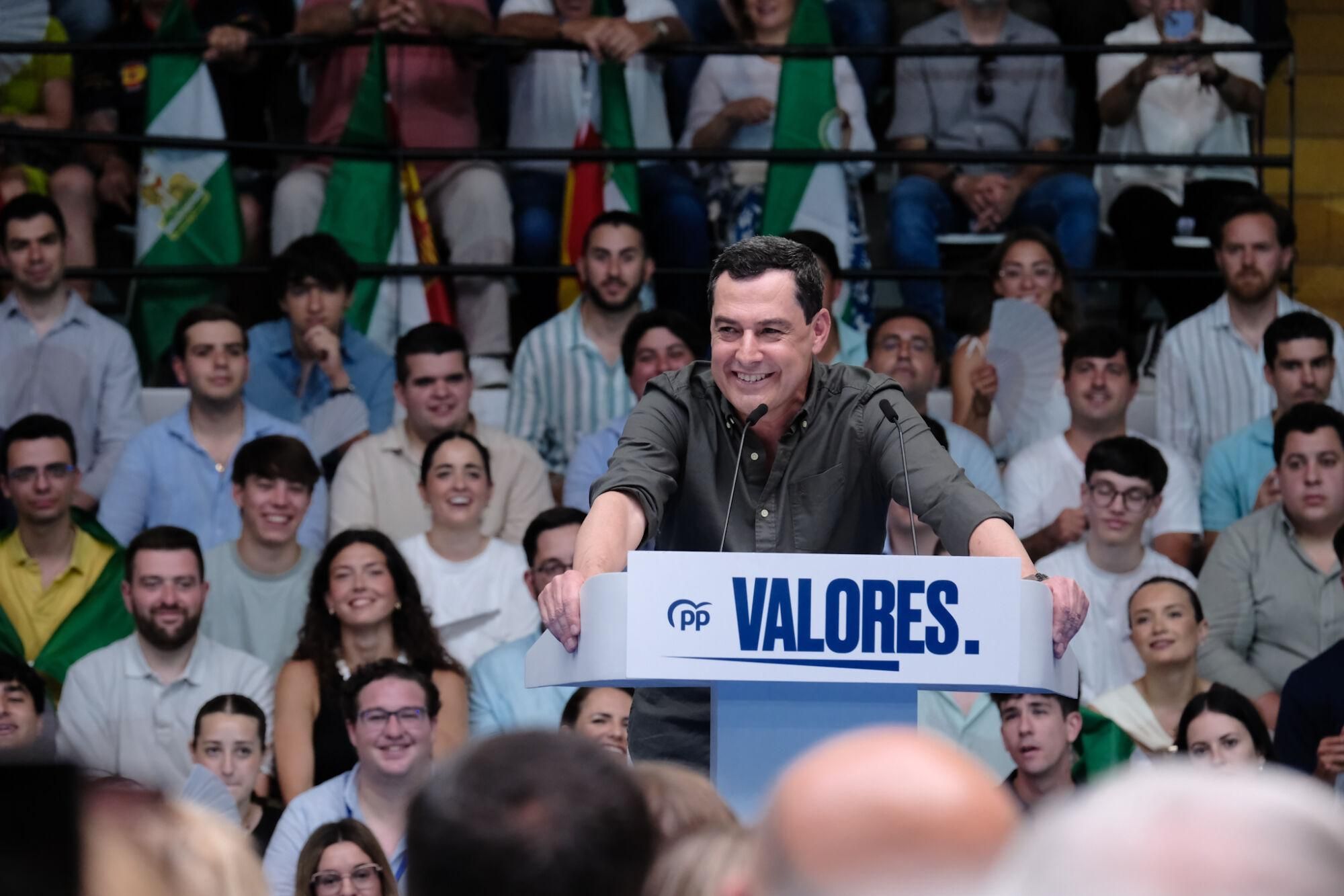Mitin del Partido Popular en Málaga