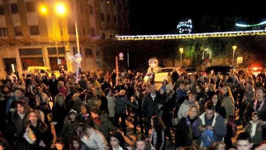 Niños participando en la Nochevieja infantil del año pasado.