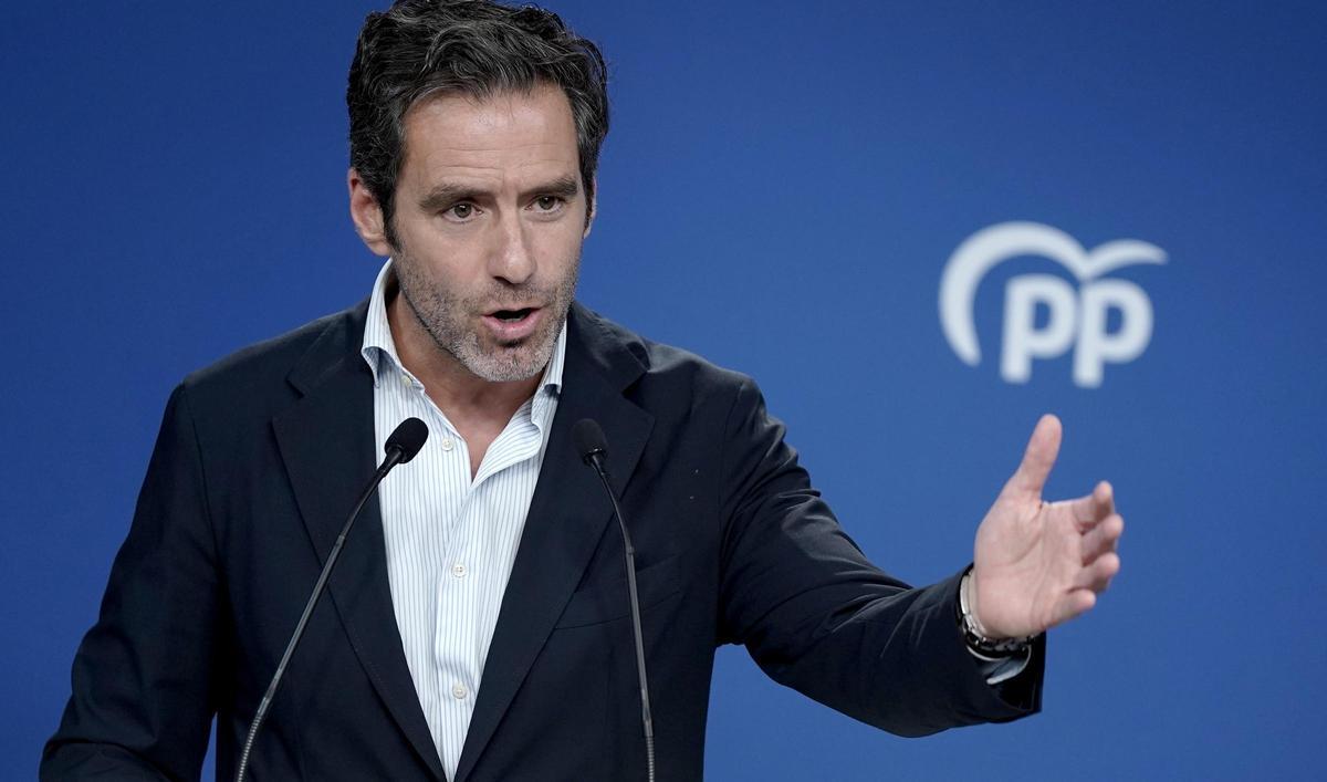 Borja Sémper, el portavoz del PP nacional, en una foto de archivo.
