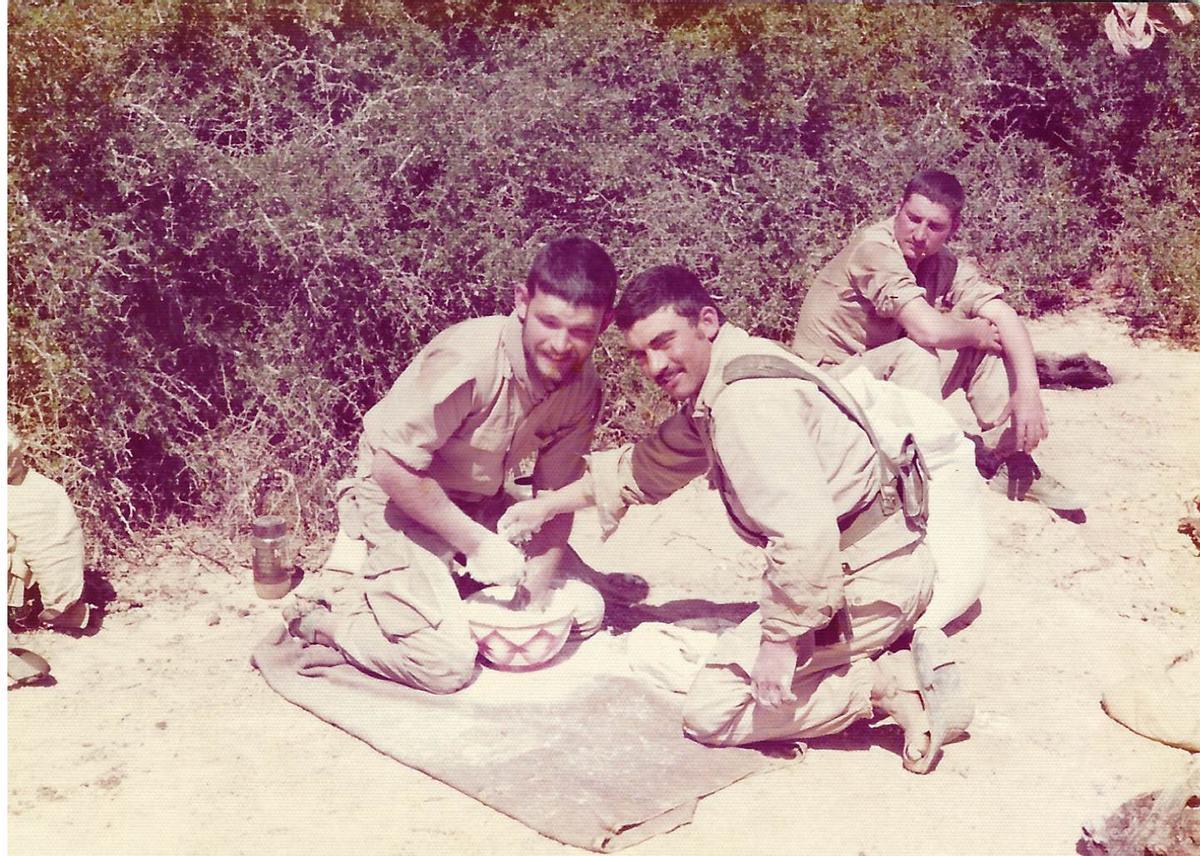 Las tropas preparando panl