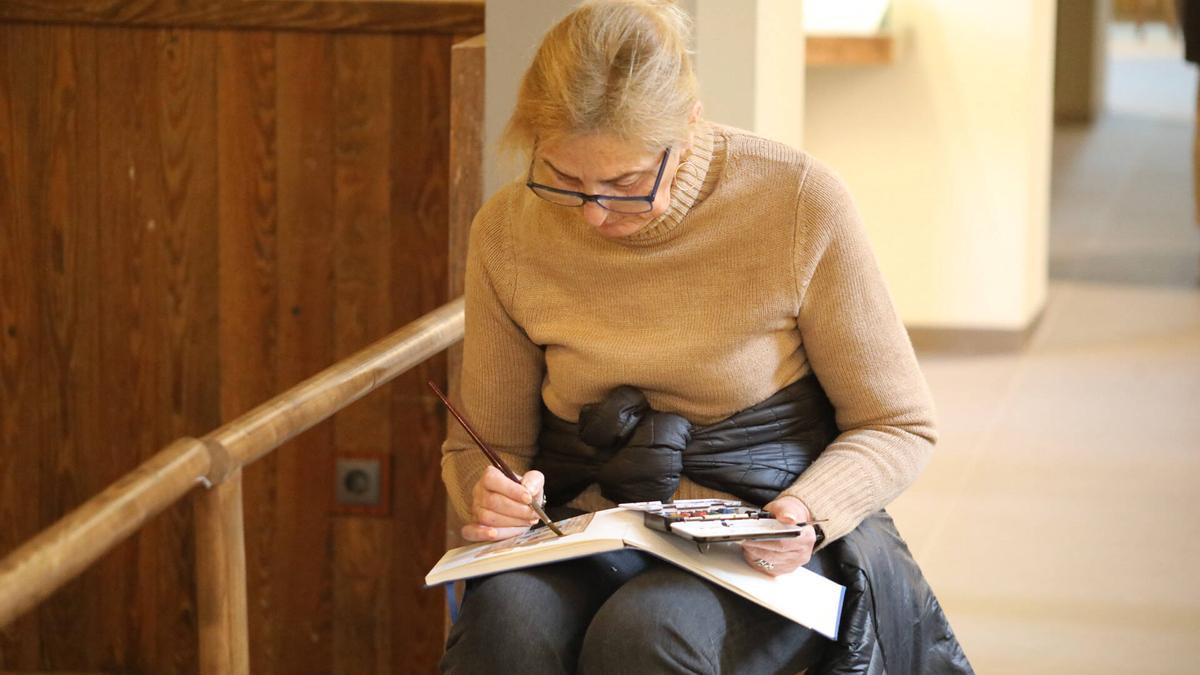 Urban Sketchers en el Museo Pedagógico