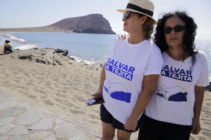 Flashmob en la playa La Tejita