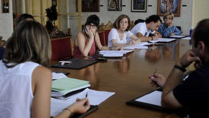 Imagen del pleno de Forcarei celebrado en la mañana de ayer.