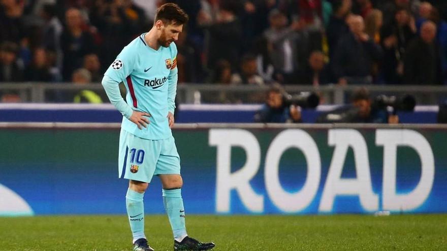 Messi se queda fuera del podio de la UEFA