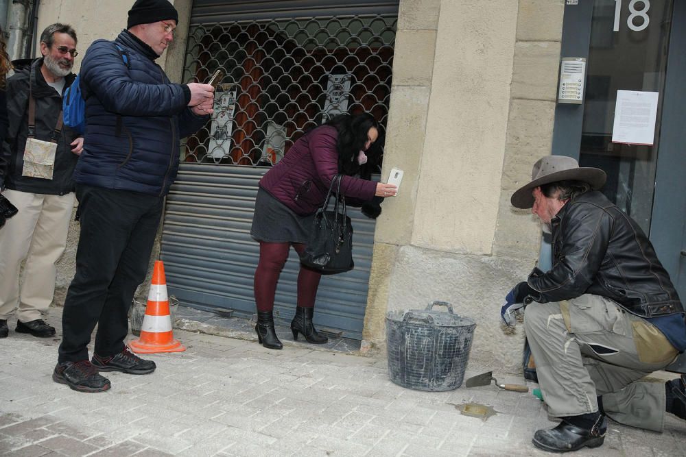 Manresa posa les primeres plaques Stolpersteine