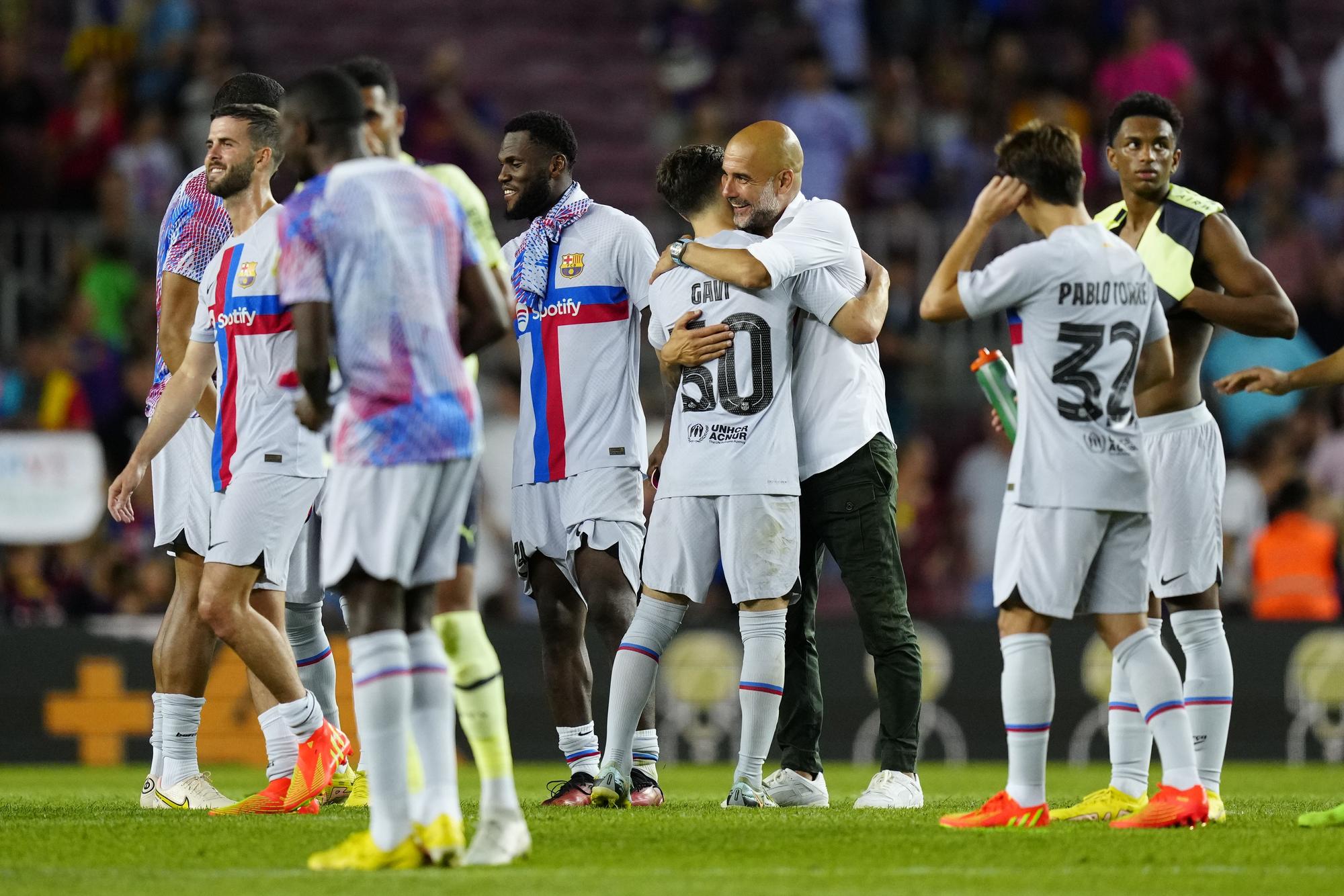 Les millors imatges del partit solidari per l'ELA entre el Barça i el Manchester City