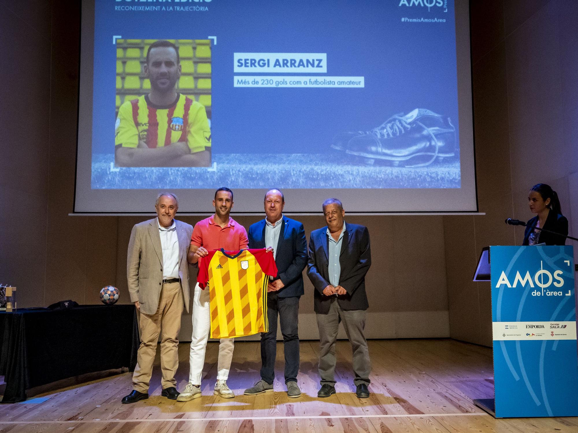 Gala dels 12ns Premis Amos de l'Àrea, al festa del futbol a l'Alt Empordà