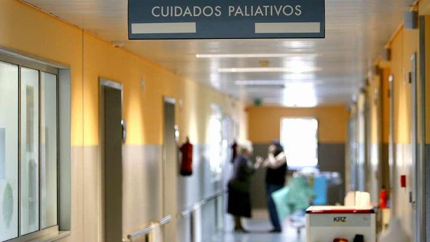 Unidad de cuidados paliativos del Hospital Nicolás Peña de Vigo. // José Lores