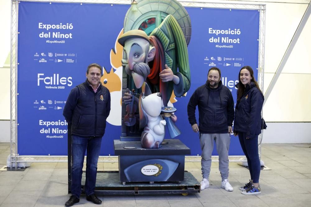 Primera jornada de entrega de ninots de las Fallas 2020