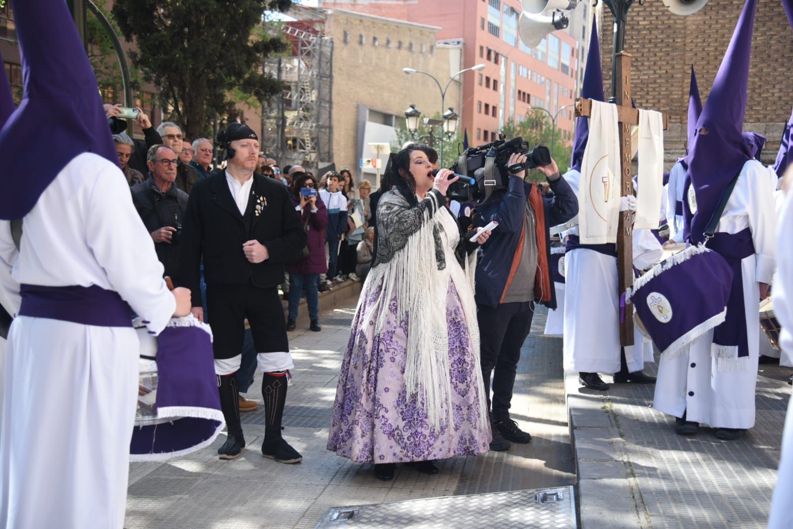 En imágenes | Procesiones del Jueves Santo en Zaragoza